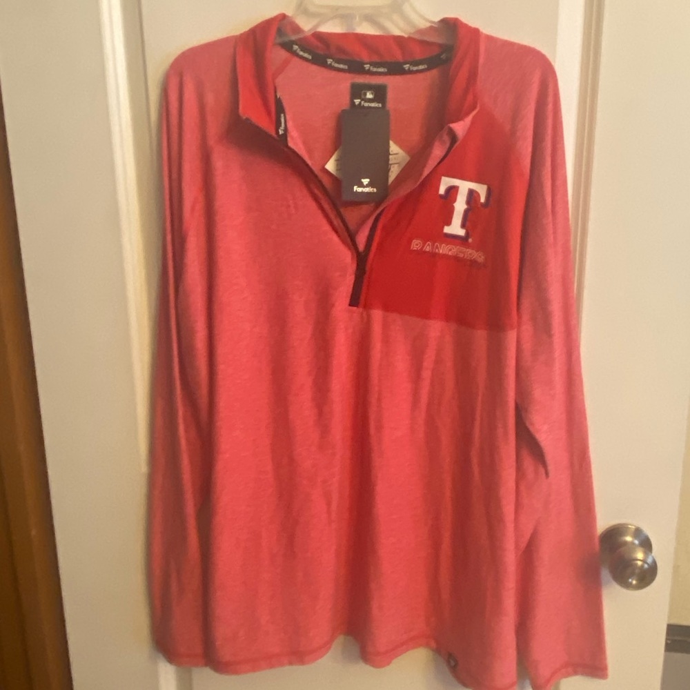 NWT Texas Rangers Long Sleeve Shirt